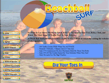 Tablet Screenshot of beachballsurf.com